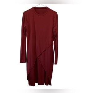 SHEIN Asymmetrical Long Sleeve Tunic Dress – Size L